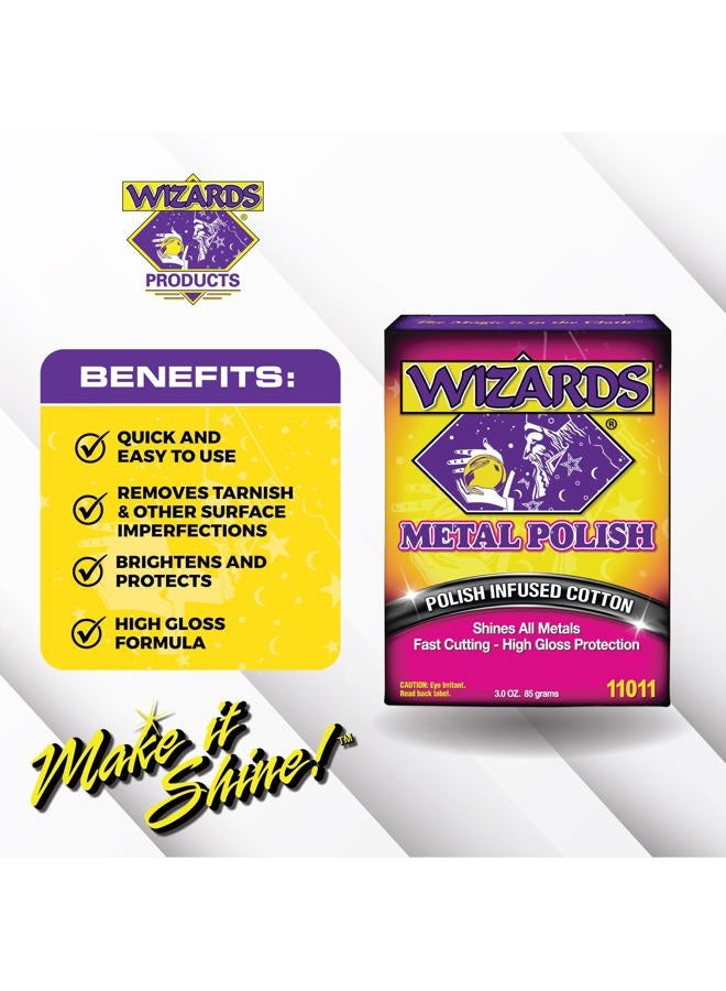 WIZARDS – Metal Polish Cloth - Automotive Detailing (1 Cloth) - Image 2