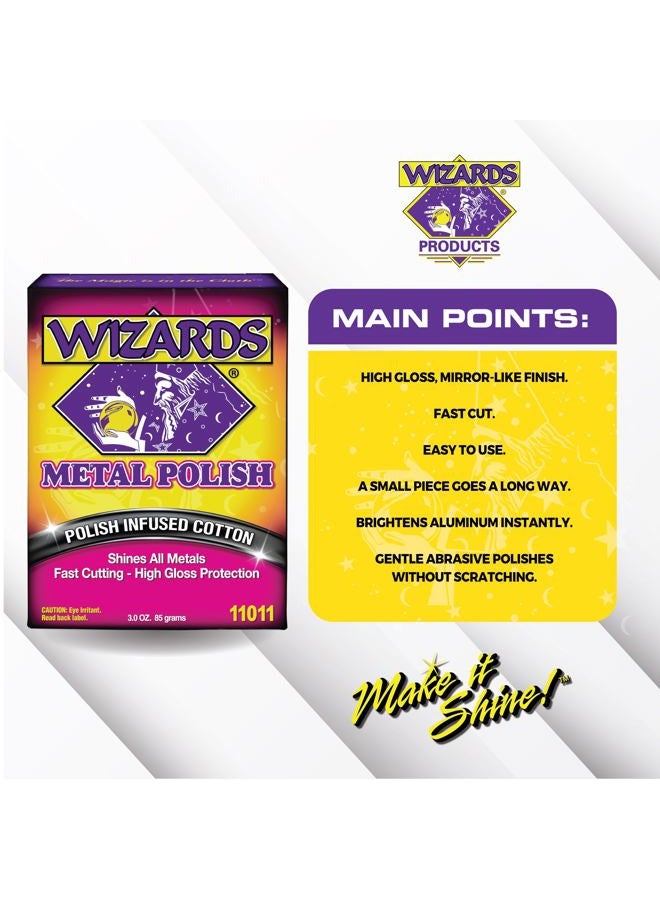 WIZARDS – Metal Polish Cloth - Automotive Detailing (1 Cloth) - Image 4
