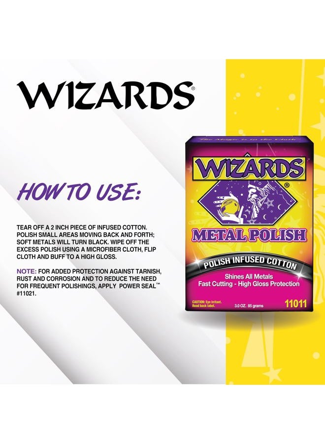 WIZARDS – Metal Polish Cloth - Automotive Detailing (1 Cloth) - Image 3