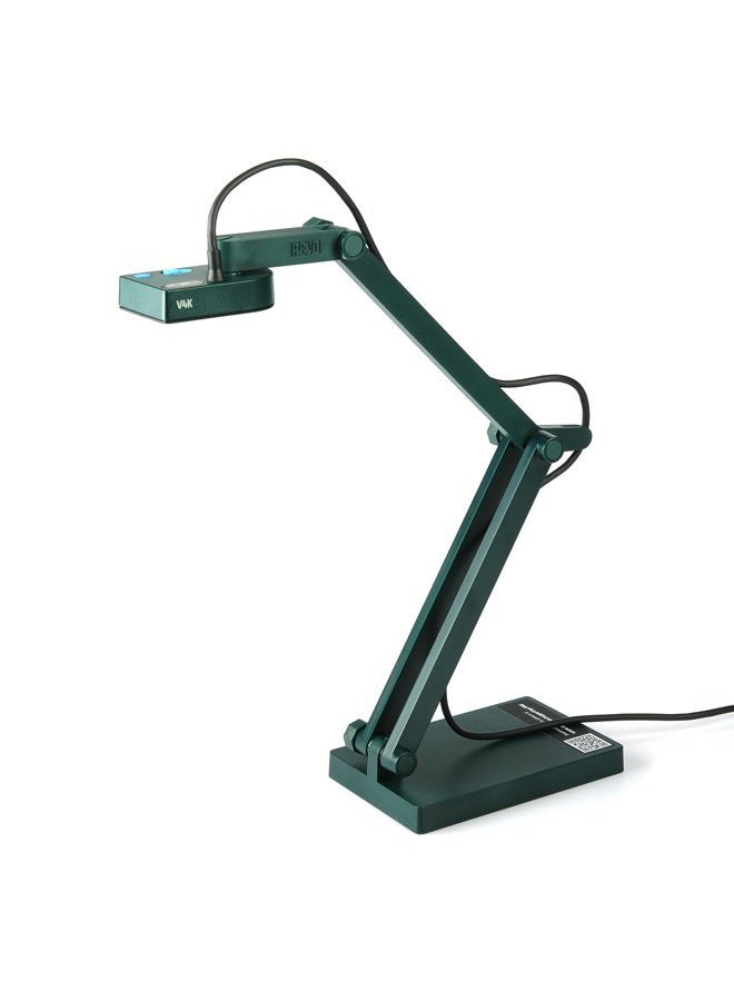 IPEVO V4K Ultra High Definition 8MP USB-Dokumentenkamera - Mac OS, Windows, Chromebook, Zoom, Microsoft Teams, OBS für Live-Demo, Webkonferenzen, Fernunterricht - Image 1