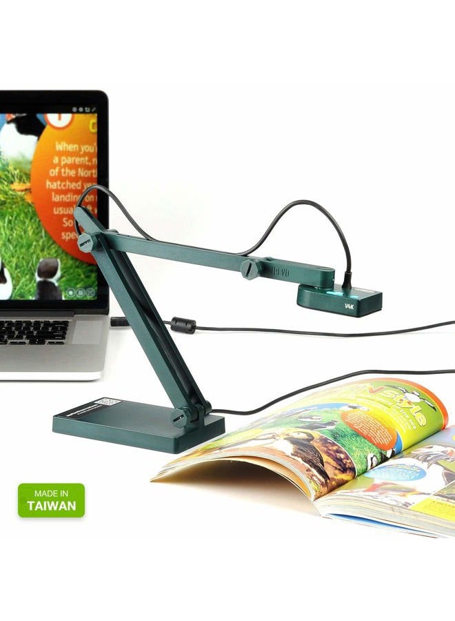 IPEVO V4K Ultra High Definition 8MP USB-Dokumentenkamera - Mac OS, Windows, Chromebook, Zoom, Microsoft Teams, OBS für Live-Demo, Webkonferenzen, Fernunterricht - Image 3