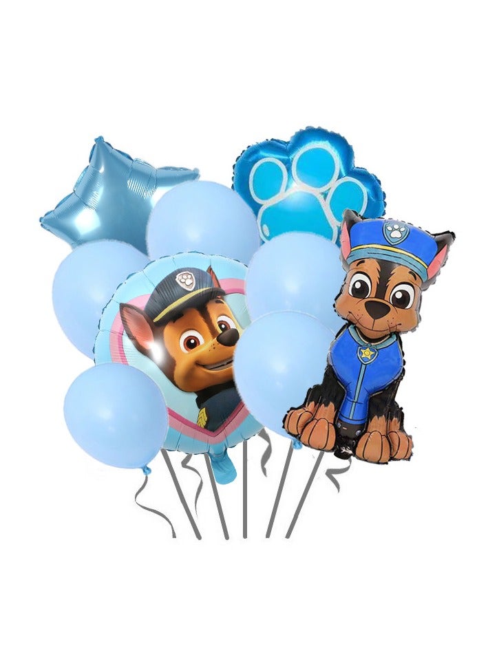 PAW Team Set Dog Balloon Patrol Team Cartoon Aluminum Film Ryder Everyday Kids  Birthday Decoration Balloons