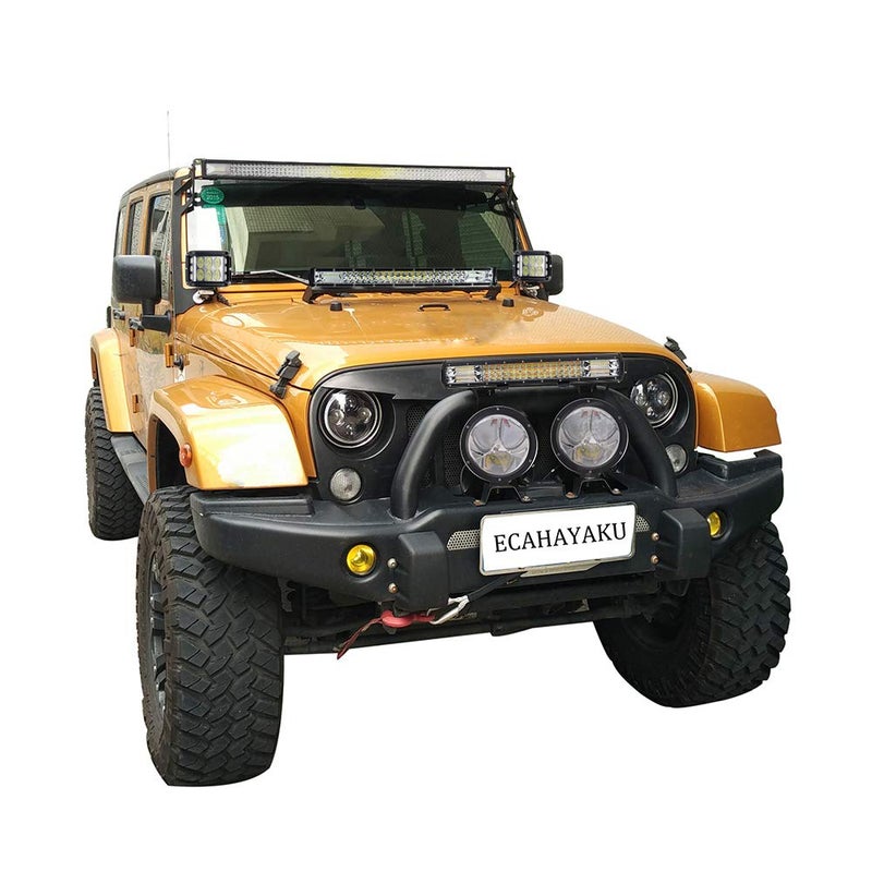 ECAHAYAKU 7 inch Round LED Headlight Spot Beam 45W 12V/24V Waterproof for Off-Road Vehicles - Image 5
