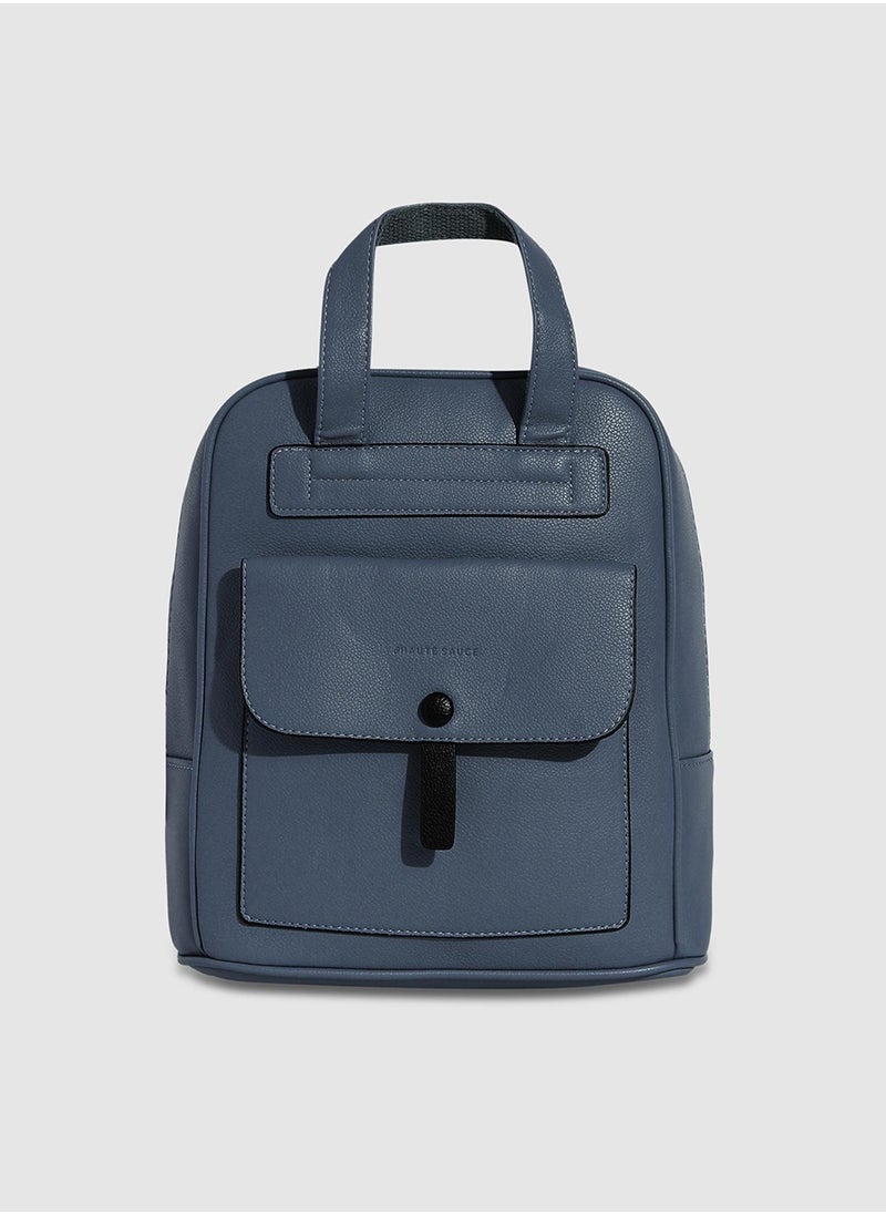 Haute Sauce Top Handle Backpack - Indigo Blue  - Image 1