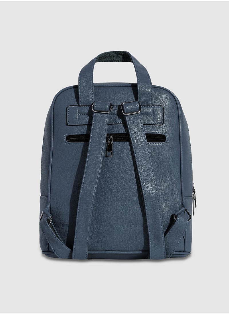 Haute Sauce Top Handle Backpack - Indigo Blue  - Image 3