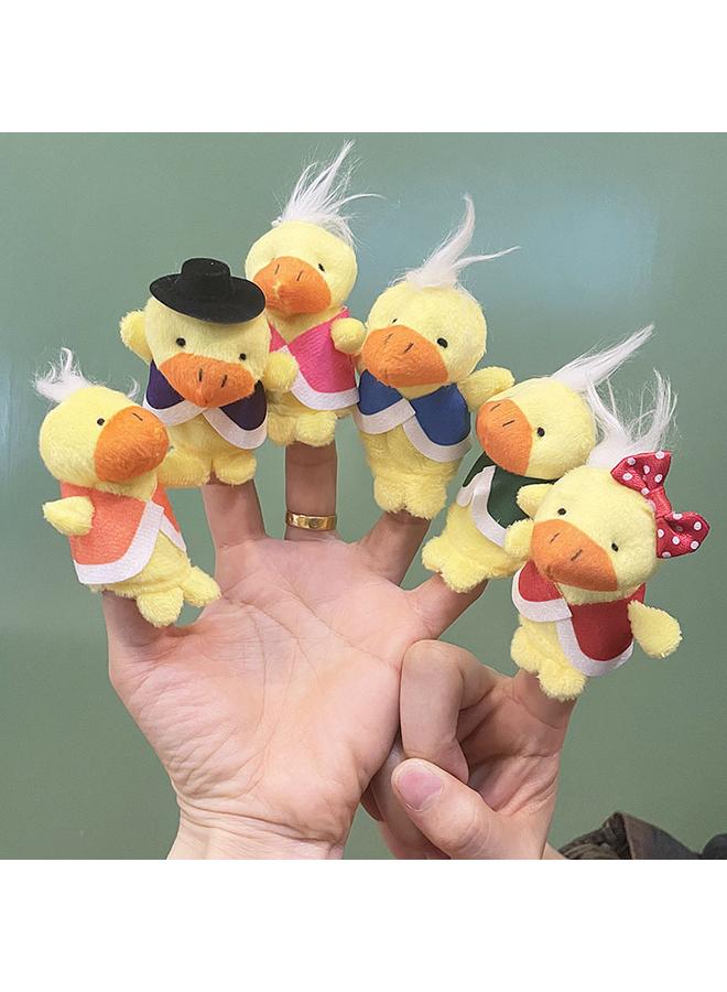 Bluejw 2025 Cross-border New Cartoon Animal Plush Toy Finger Doll Baby Soothing Finger Doll Panda Rabbit - Image 1