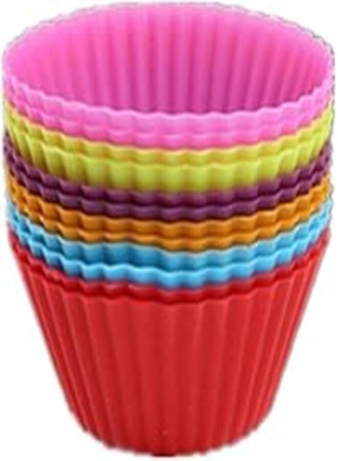 OR Other Muffin cake mold set baking cup silicone cake mold 12 muffins baking pan