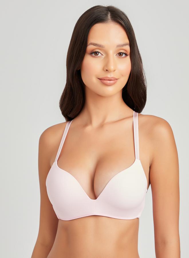 Styli Pack of 2 - Padded Non Wired Plunge Bra  - Image 3