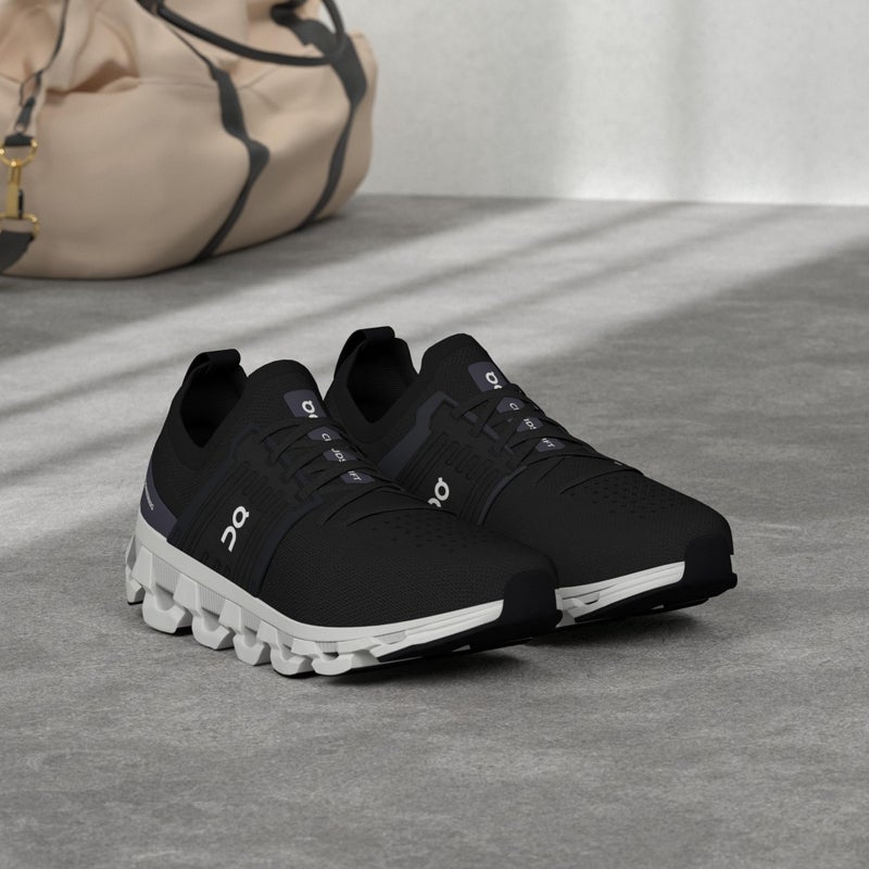 On Women's Cloudswift 3 Sneakers, All Black, 5 Medium US - Image 2