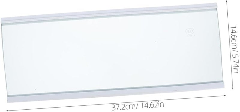 رفيقة ثلاجة من الزجاج المقسى بديل 14.62 × 5.74 بوصة شفافة - Image 4