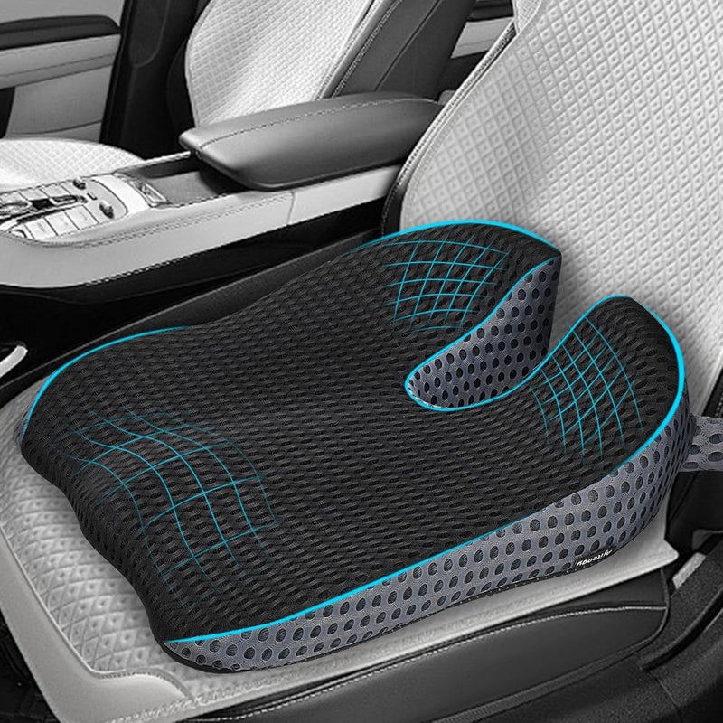 Ajiteogy Ergonomic Mesh Seat Cushion - Breathable Black - Image 2
