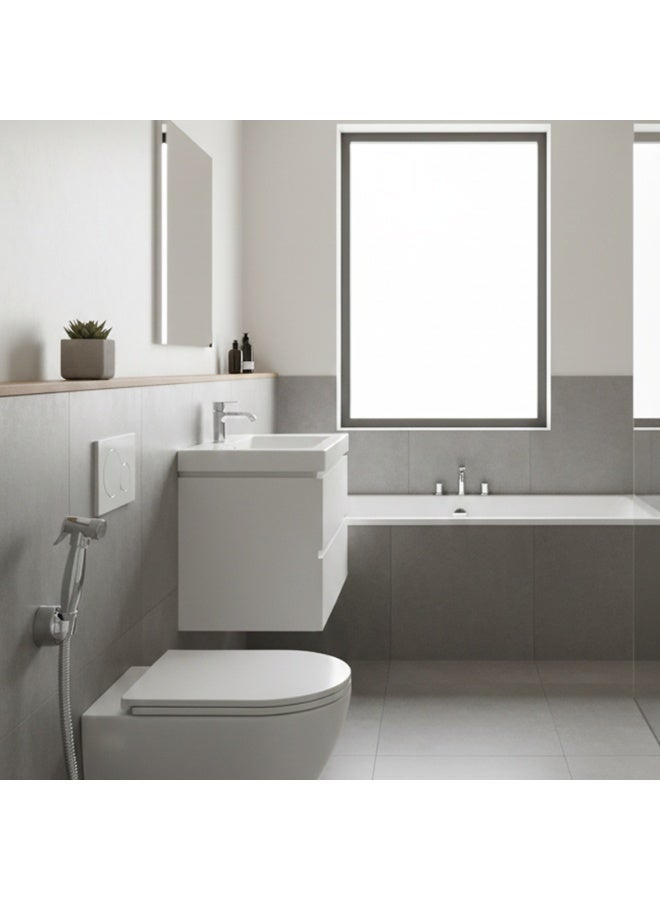 Bold Moda Brass Bidet Shattaf Handheld Sprayer,Adjustable Water Pressure with Hot & Cold Control, Leak-Free Brass Core, Chrome-Plated Stainless Steel Hose, Eco-Friendly Water Saving, Easy DIY Install, Bathroom Hygiene Spray ,UAE - Image 2