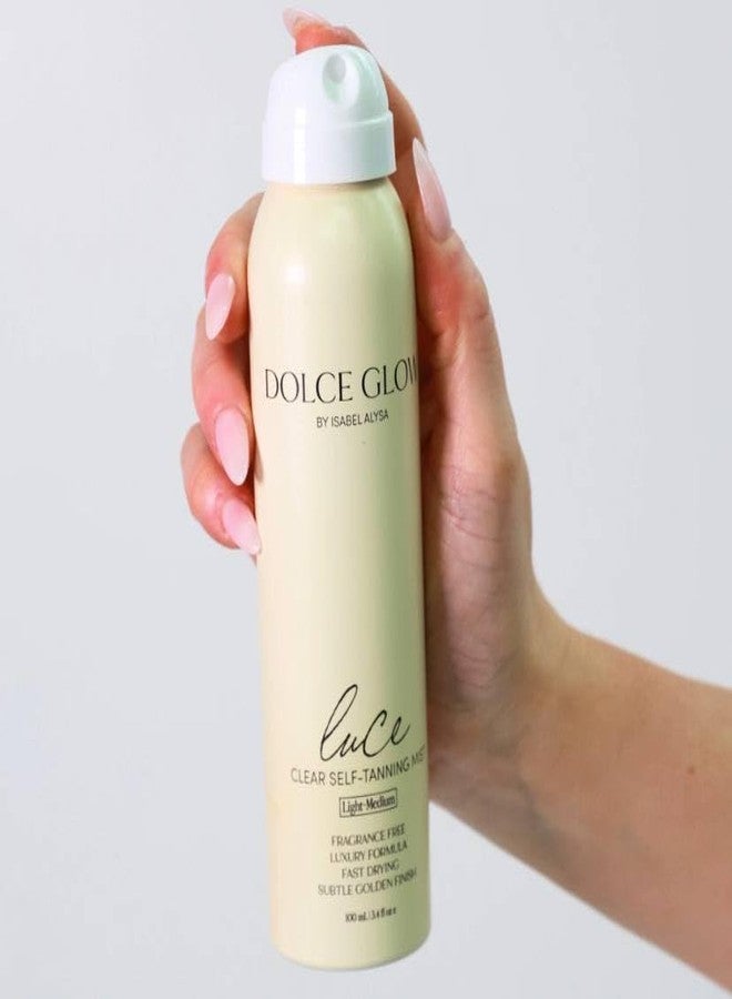 DOLCE GLOW Luce Clear Self-Tanning Mist Mini (Travel Size, 3.4 Fl Oz (Pack of 1 - Image 3