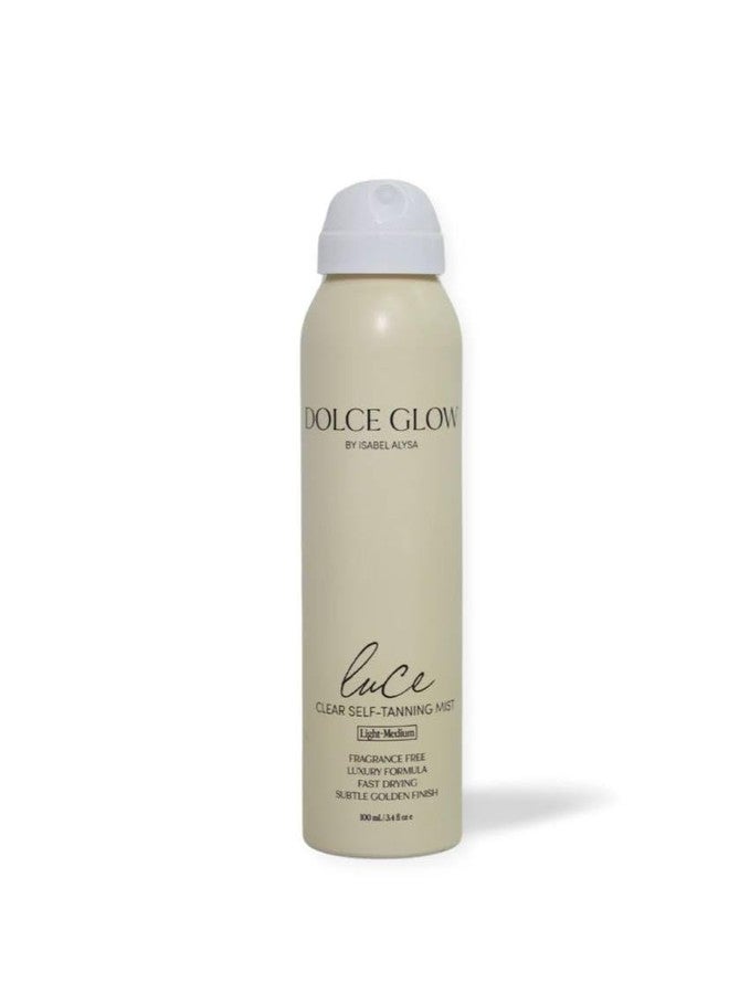 DOLCE GLOW Luce Clear Self-Tanning Mist Mini (Travel Size, 3.4 Fl Oz (Pack of 1 - Image 1