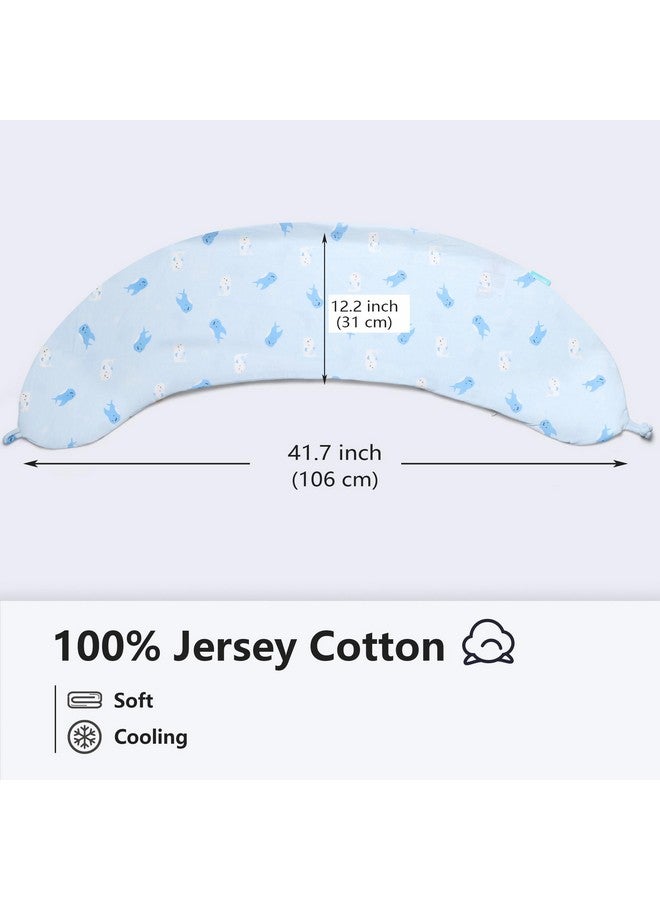 BYRIVER Baby Shark Printing Jersey Cotton Pillowcase Cover for BYRIVER Body Pillow Pregnancy Pillow - Image 2