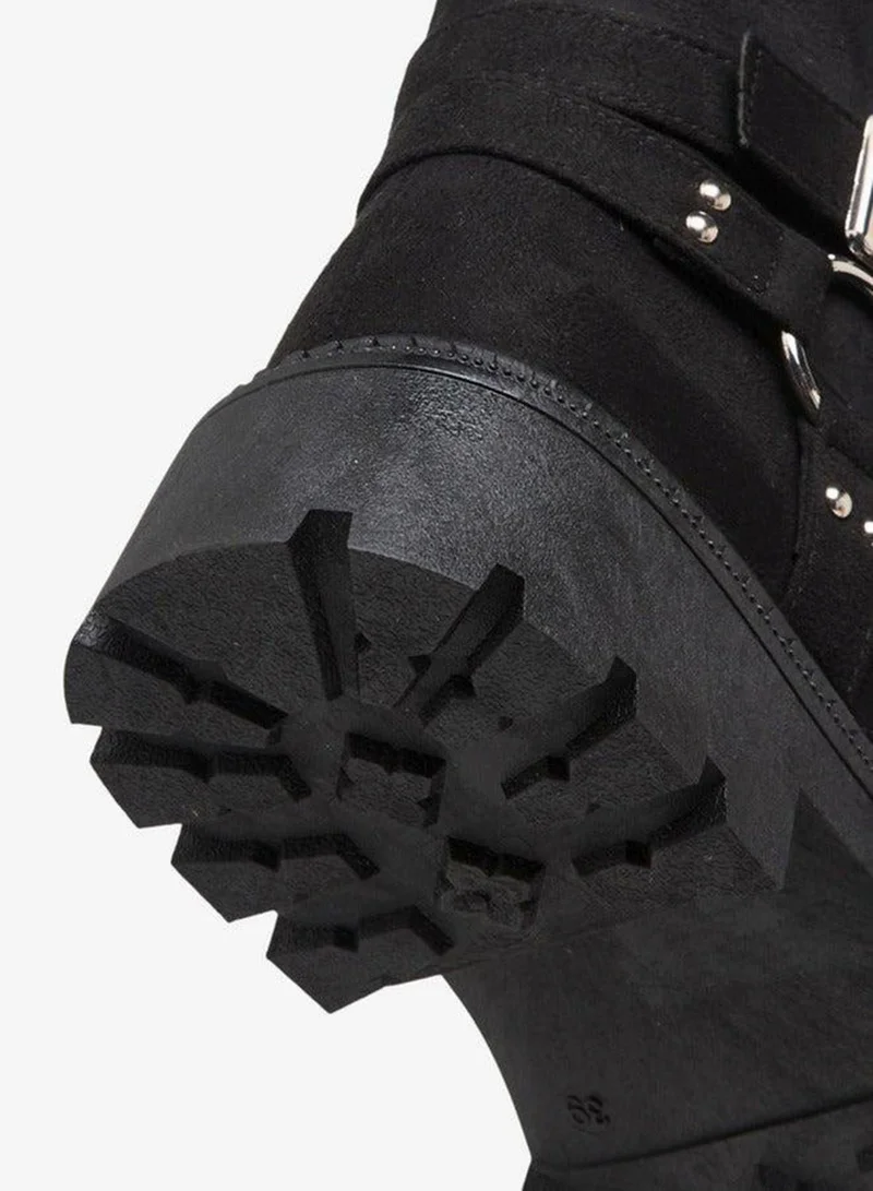 Flora Bella By Shoexpress Women Buckle Detail Ankle Boots