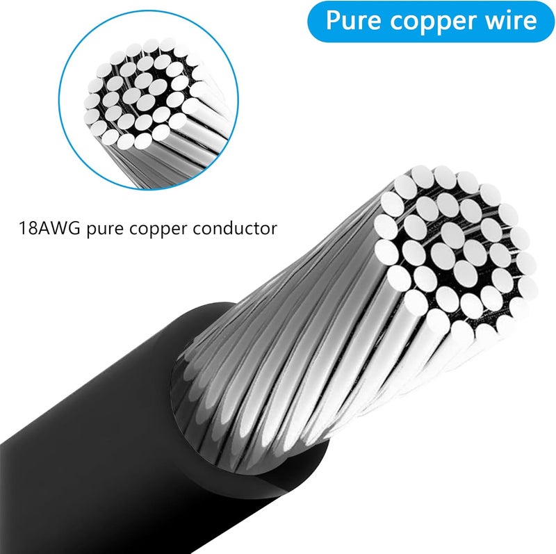 SinLoon 8Pin Extension Cord PCIE 8 Pin Female to Right Angle Male PCIE Express Power Adapter Cable for Graphics Card 18AWG 15CM59Inch Left - Image 3