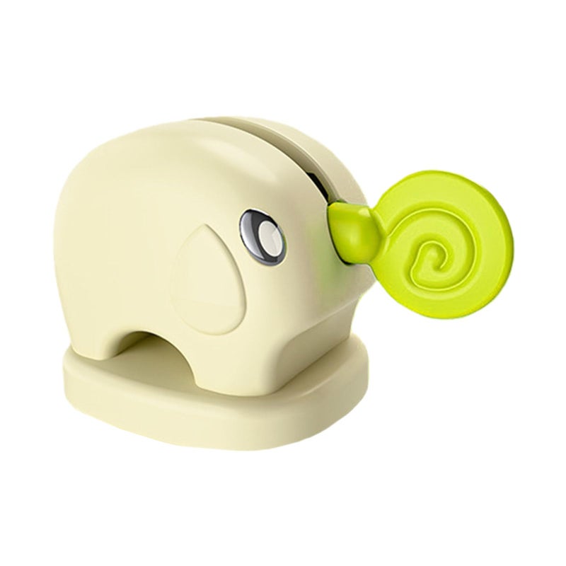 Red Elephant Toothpaste Tube Roller Dispenser With Suction Cup Space Saving Countertop Organizer - Image 4