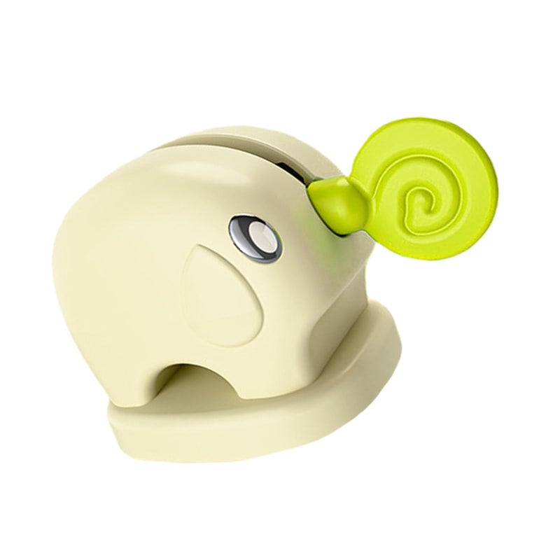 Red Elephant Toothpaste Tube Roller Dispenser With Suction Cup Space Saving Countertop Organizer - Image 2
