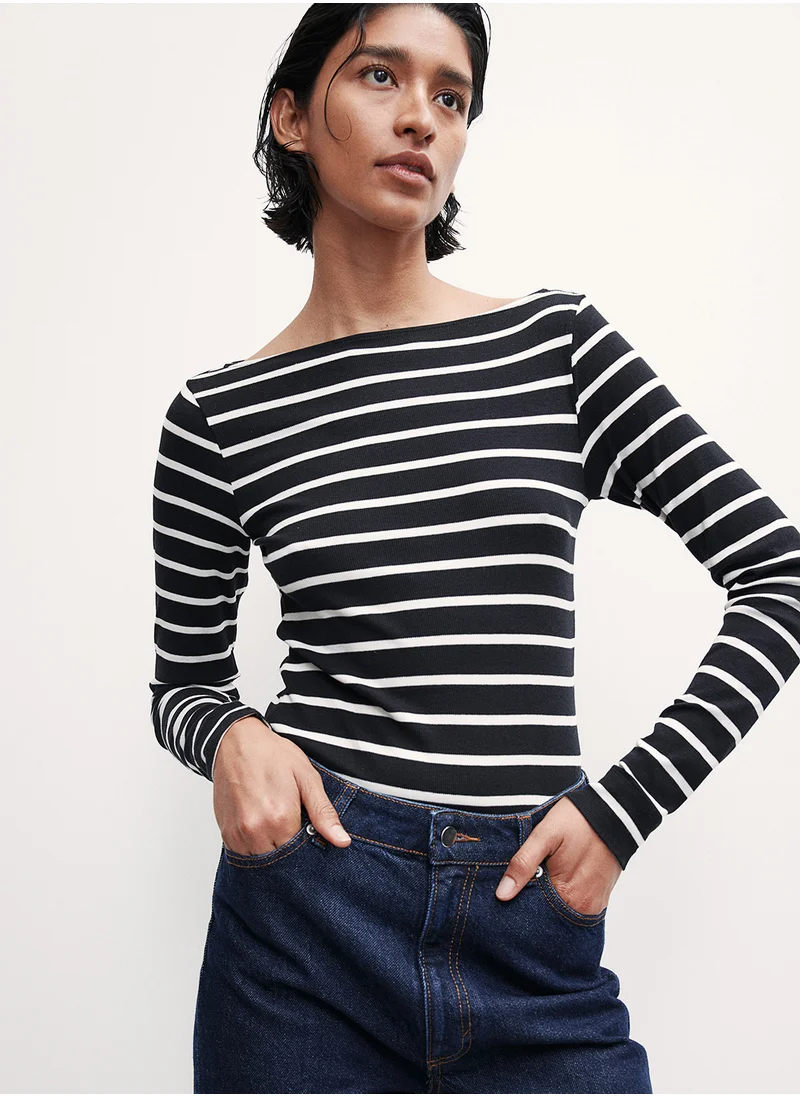 H&M Boat-Neck Top