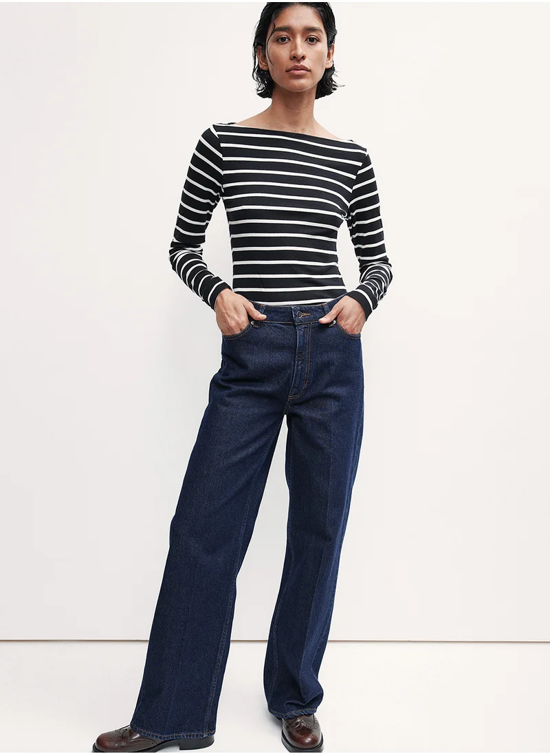 H&M Boat-Neck Top