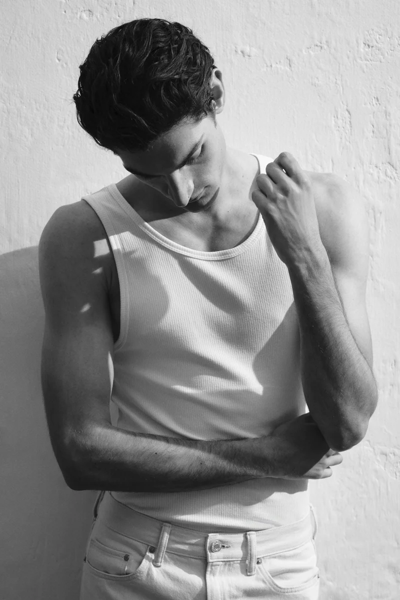 H&M Slim Fit Ribbed vest top