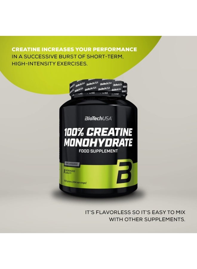 BioTechUSA 100% Creatine Monohydrate Pharmaceutical Grade Powder Unflavored 500g - Image 4