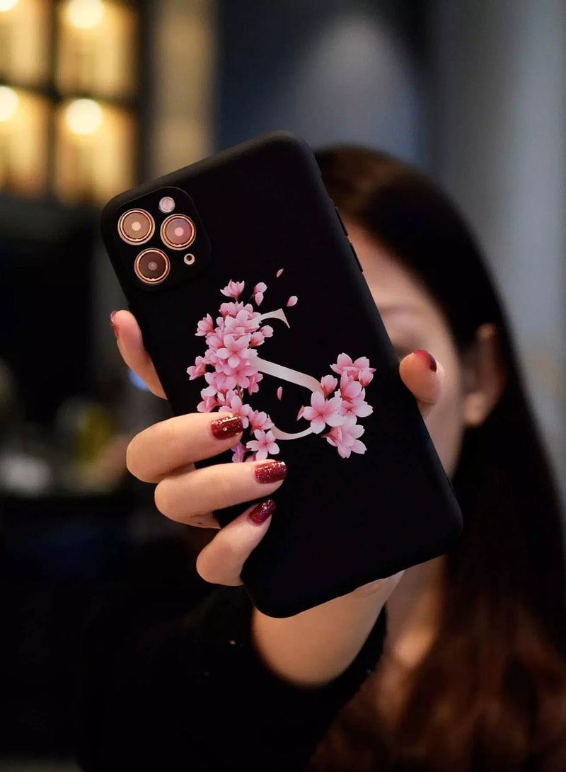 Flower & Letter Graphic Case Compatible With iPhone  - Image 2