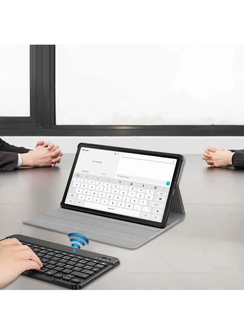 روك بو - حافظة لوحة المفاتيح لجهاز Xiaomi Pad 6 / Pad 6 Pro 11 بوصة 2023، غطاء حامل رفيع من البولي يوريثان مع لوحة مفاتيح بلوتوث لاسلكية قابلة للفصل مغناطيسيًا (Xiaomi Pad 6/6 Pro 11) - Image 1