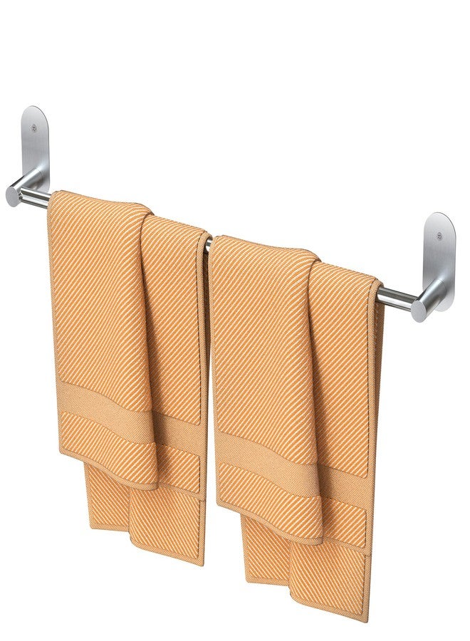 HITSLAM Self Adhesive Towel Bar 30 Inch, SUS304 Stainless Steel Bathroom Towel Rack Wall Mounted, Hand Towel Holder with Hardware Accessories, Screws Wall-Mount or No Drilling, Brushed Nickel - Image 1
