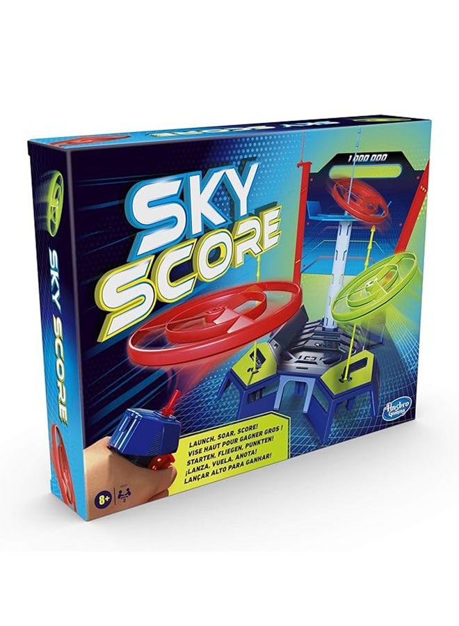 HASBRO - GAMING لعبة سكاي سكور الإطلاق وألعاب تسجيل النقاط مع المراوح للأطفال من عمر 8 سنوات وما فوق للاعبين 2 - Image 3