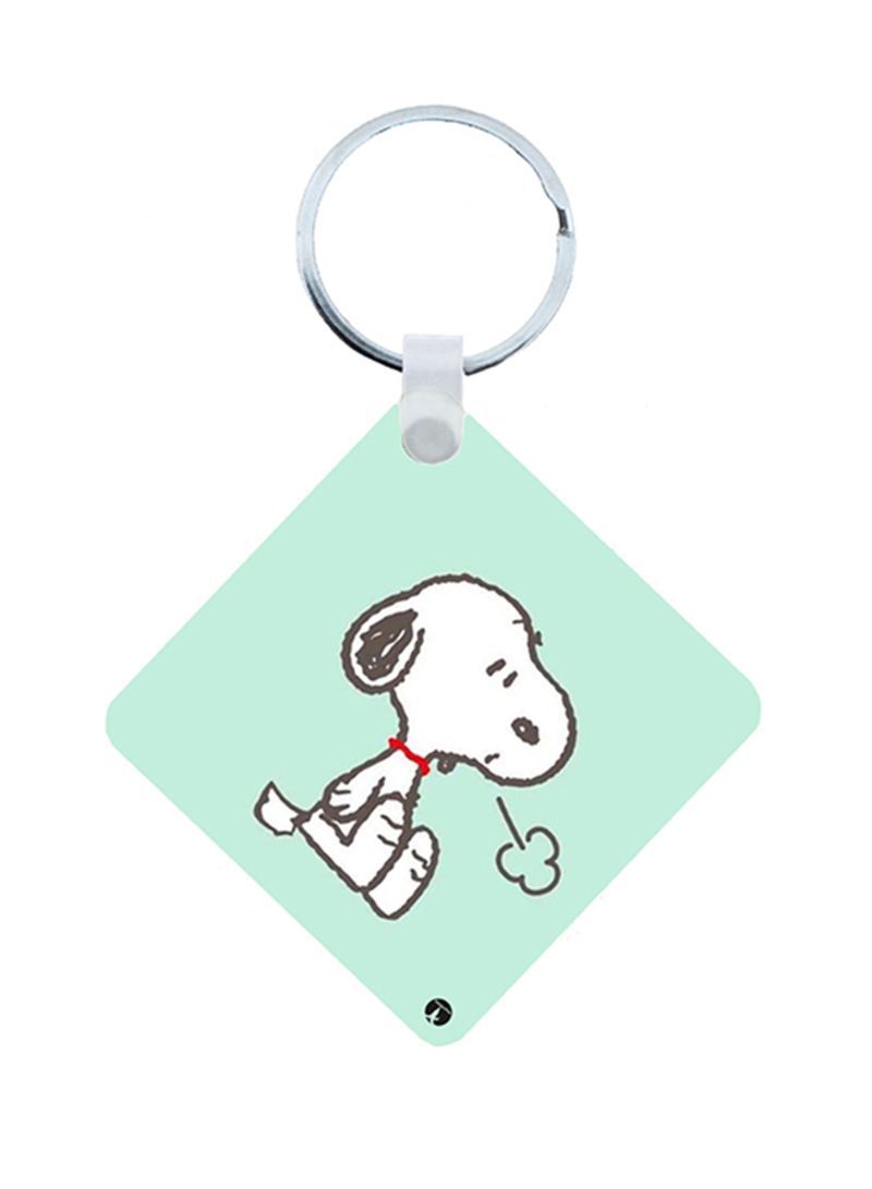 RKN Snoopy Wooden Keychain