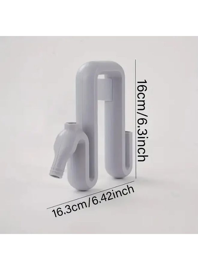 Self Priming Siphon Hose Kit for Automatic Drainage and Filling Water Transfer Overflow Pipe Solution Grey Emergency Flood Control for Aquariums Pools Home Gardens Garages Gravity Flow Energy Free Operation Labor Saving Tool - Image 5
