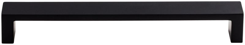 Top Knobs TK252BLK Sanctuary II Collection 7" Modern Metro Pull, Flat Black - Image 1