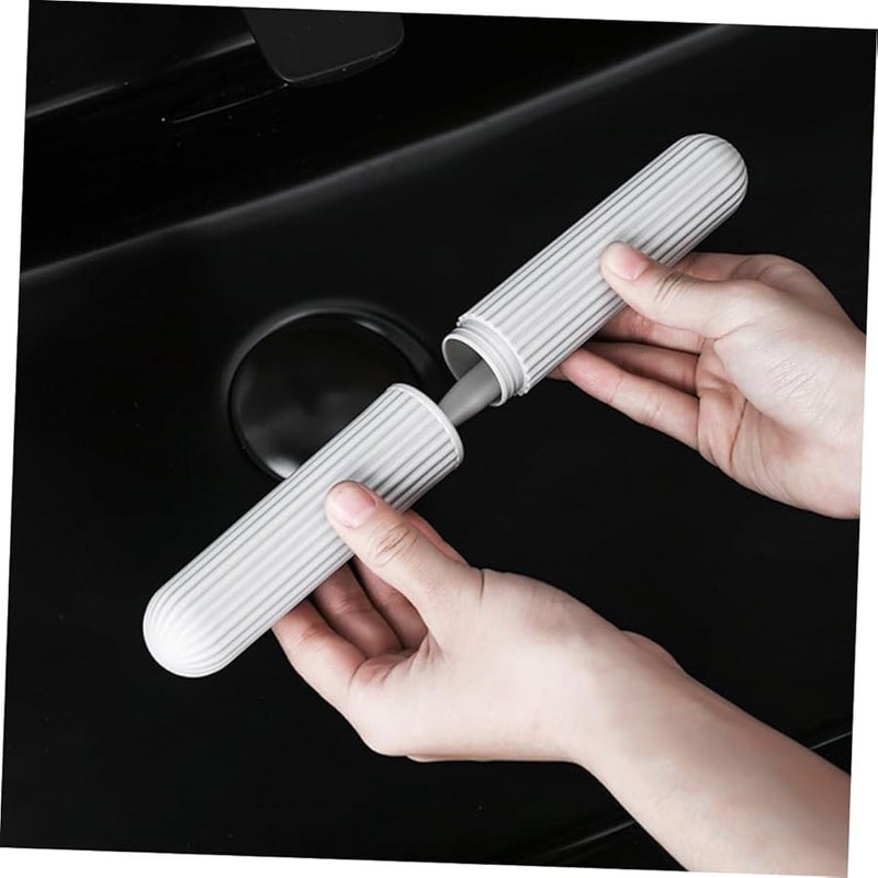 3Pcs Portable Toothbrush Case Travel Storage Box Lightweight Plastic Holder - Image 3