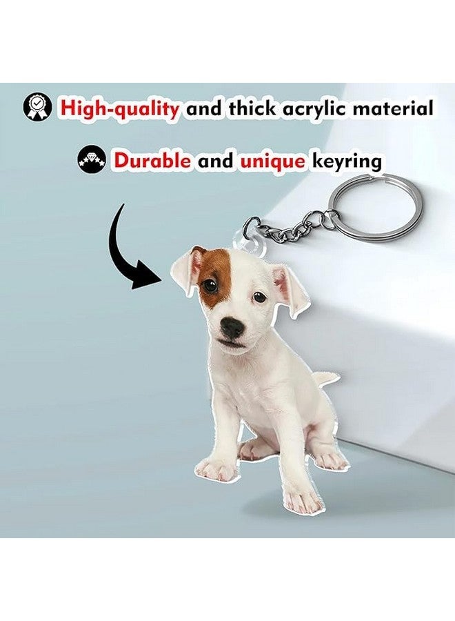 Personalized & Customised Acrylic Pet Keychain With Pet Image-Photo Permanently Printed On Both Sides. Perfect For Pet Lovers.Great Gift Option-Carry Your Beloved Pet Everywhere With You,Black - Image 5