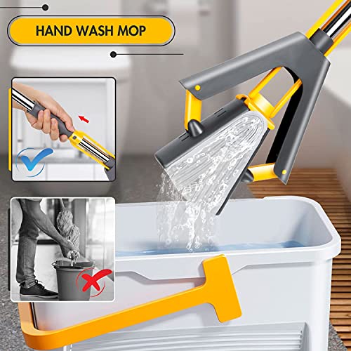 Clefairy Butterfly Mop, PVA Mop Super Absorbent, Sponge Mops for Floor Cleaning, Stainless Steel Handle, 13" PVA Sponge Home Office Universal Cleaning Squeeze mop - Image 4