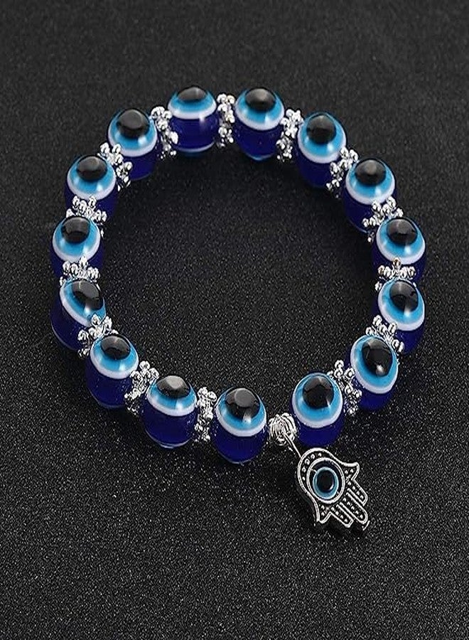 MEENAZ Evil Eye Bracelet For Women ladies Nazaria Adjustable Kada for Girls Bangleewellery for women Evil Eye Rakhi for Brother Bhabhi Gift Bracelet for Girls/Women and Boys/Men 298 - Image 2