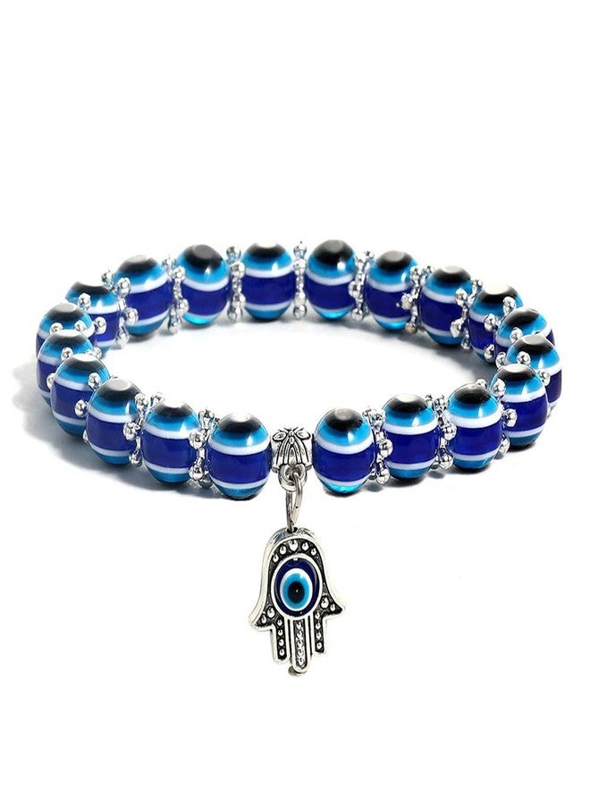 MEENAZ Evil Eye Bracelet For Women ladies Nazaria Adjustable Kada for Girls Bangleewellery for women Evil Eye Rakhi for Brother Bhabhi Gift Bracelet for Girls/Women and Boys/Men 298 - Image 3