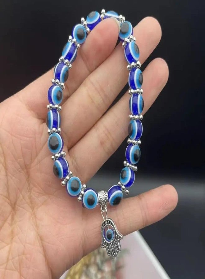 MEENAZ Evil Eye Bracelet For Women ladies Nazaria Adjustable Kada for Girls Bangleewellery for women Evil Eye Rakhi for Brother Bhabhi Gift Bracelet for Girls/Women and Boys/Men 298 - Image 4