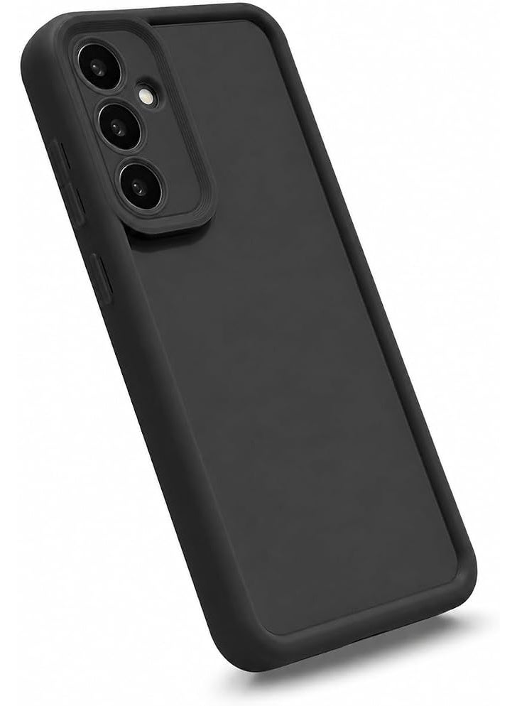 Lynacz Original Soft Silicone Case Compatible with Samsung Galaxy A37 5G, Shockproof Protective Slim Cover with Camera Protection, Anti Fingerprint, Lightweight Flexible TPU Phone Case (Black) - Image 1