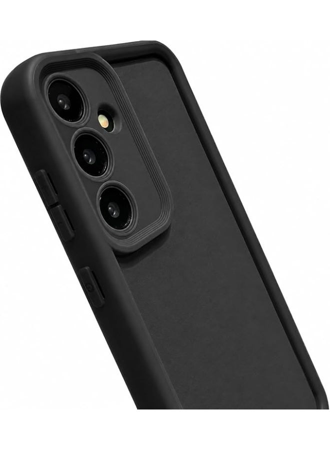 Lynacz Original Soft Silicone Case Compatible with Samsung Galaxy A37 5G, Shockproof Protective Slim Cover with Camera Protection, Anti Fingerprint, Lightweight Flexible TPU Phone Case (Black) - Image 4