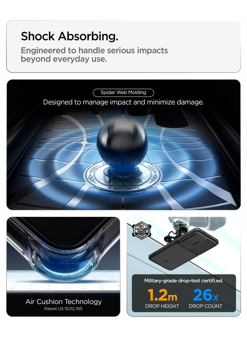 Spigen غطاء حماية أوبتيك أرمور لهاتف سامسونج جالاكسي S26 ألترا مع واقي عدسة الكاميرا - أسود - Image 5