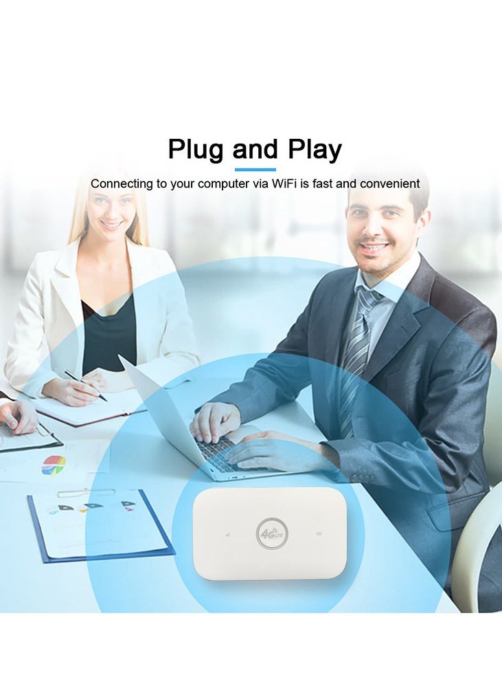 Generic - 4G Portable Pocket WiFi Router 150Mbps WiFi Modem Car Mobile Wifi Wireless Hotspot with Slot Portable WiFi - Image 1