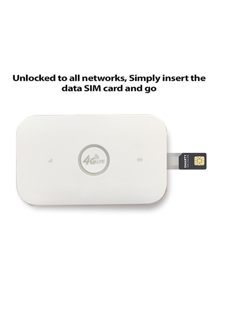 Generic - 4G Portable Pocket WiFi Router 150Mbps WiFi Modem Car Mobile Wifi Wireless Hotspot with Slot Portable WiFi - Image 1