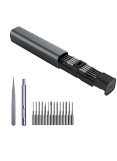 Y&D Precision Screwdriver Set, 18-Pieces Hobby and Repair Portable Compact 4mm Bits, Slim Rotating for DIY PC, Phone, IT Hardware, Electronic Devices, Watch  - Image 1