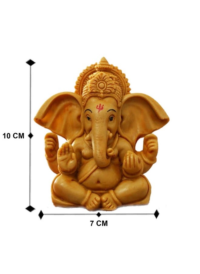 ascension Handcrafted Ganesha Beautiful Lord Ganesha Idol Figurine Showpiece Sculpture Hindu Polyresin Car Dashboard Ganesh Ji Statue Brown - pzsku/Z3539D4CB6010F4529D3FZ/45/_/1740982542/be5a39de-e0eb-4d33-9faa-0be60d5ac9e5