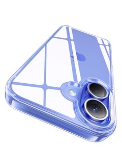Houmt iPhone 16 Case Crystal Clear Anti Scrach Slim Hard PC Shockproof Protctive Case of Apple iPhone 16 6.1 inch  - Image 1