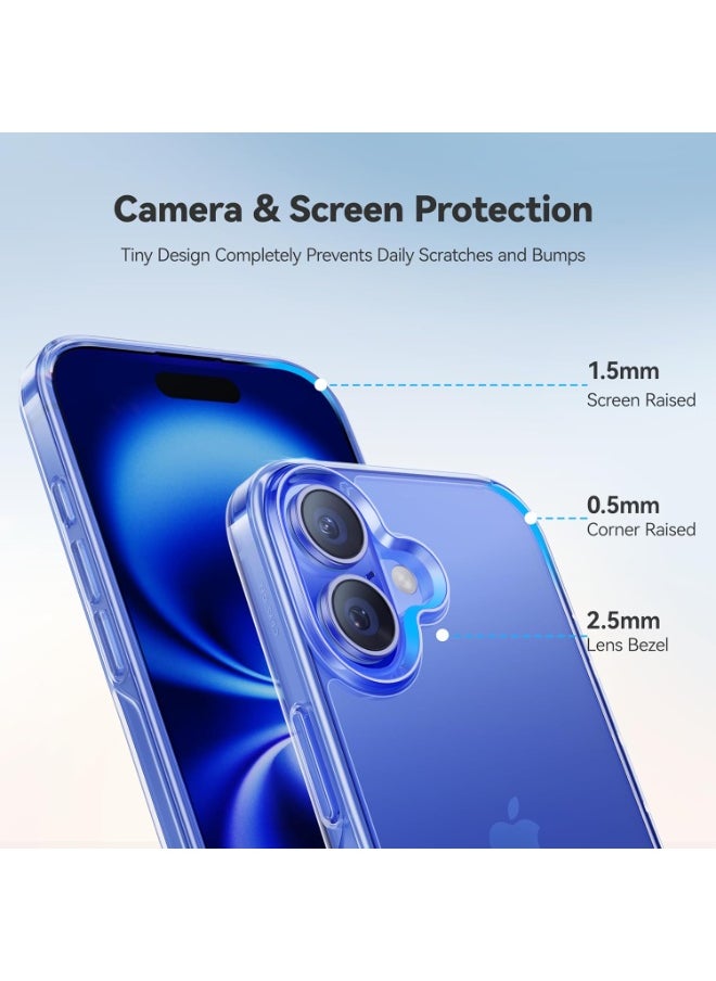 Houmt - iPhone 16 Case Crystal Clear Anti Scrach Slim Hard PC Shockproof Protctive Case of Apple iPhone 16 6.1 inch - Image 1