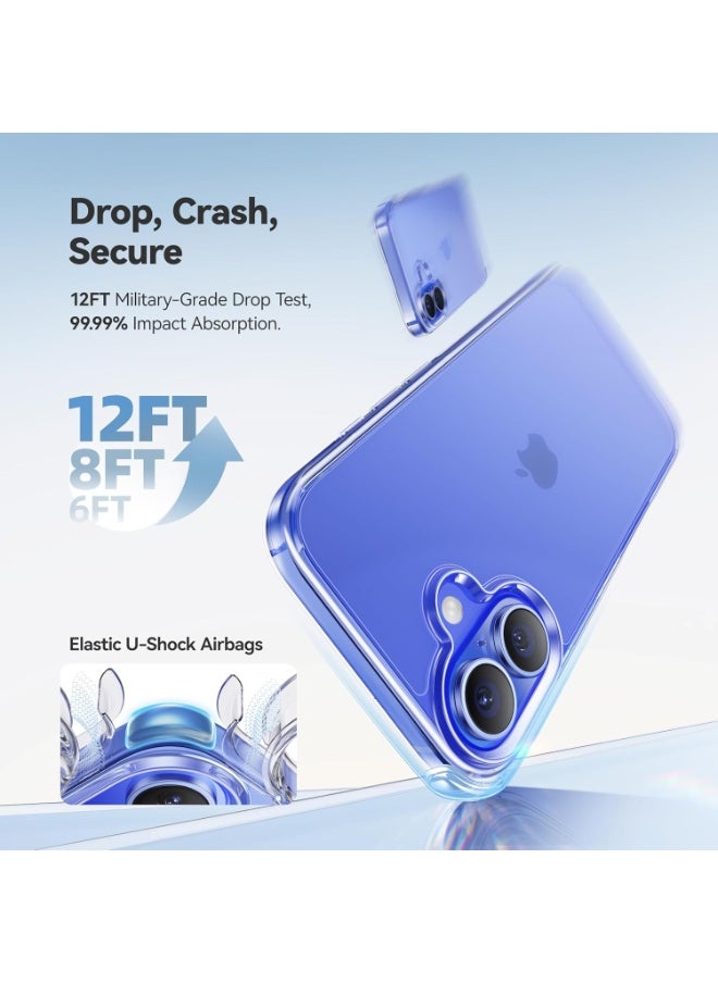 Houmt - iPhone 16 Case Crystal Clear Anti Scrach Slim Hard PC Shockproof Protctive Case of Apple iPhone 16 6.1 inch - Image 1